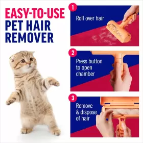 856957004024 CHOMCHOM ROLLER Chom Pet Hair Remover Cat Dog #3