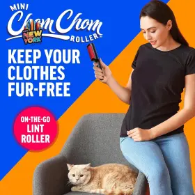 856957004161 CHOMCHOM ROLLER Mini Pet Hair Remover Lint #2
