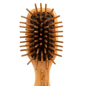 638632221151 CHRISTENSEN Chris Dog Brush Tot Wood Pin Groom #3