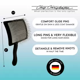 704660918322 CHRISTENSEN Chris Big Dog Slicker Brush Poodles #2