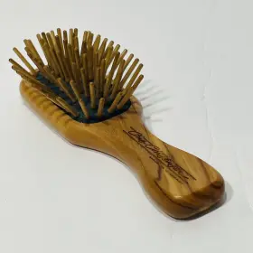 A340 CHRISTENSEN Chris Wood Pin Brush Wooden Won Coat Gentle