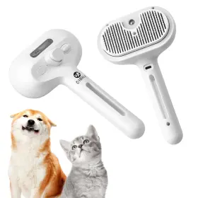 198168470800 CIBKJ Rechargeable Cat Brush Steam Removes Hair