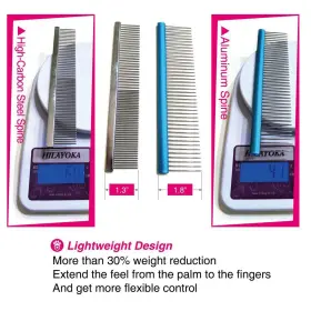 760939146391 Claw Comb Handle Dogs Cats Removing Shedding #3