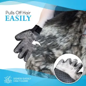 673681014255 CLEANHOUSE PETS Single Glove Right Pet Hair Wash #2