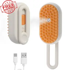 445038447442 CLIPEN Cat Steam Brush Rechargeable Dogs Anti