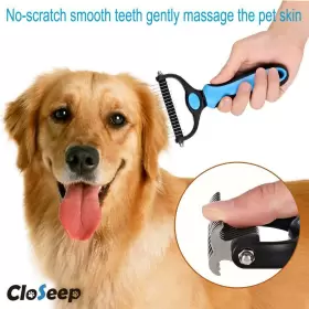 783103247823 CLOSEEP Pet Dematting Tool Cat Dog Undercoat #3