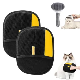 754552444682 CLPCLP Pet Hair Removal Glove Cats Dogs Newly