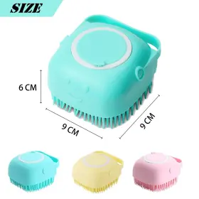 768434987655 CLSHES Silicone Dog Cat Brush Hair Pet Cleaning #3