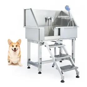 719868907252 DOG Bathtub Pet Washing Station Spa Salon Cap