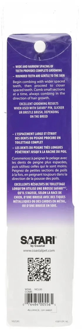 015568929991 COASTAL Pet Safari Dog Comb Coarse Coats Rotat #3