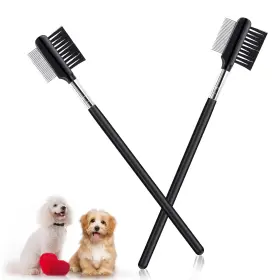 525150 COBEE Double Head Comb Dog Puppies Cats Flea Stain