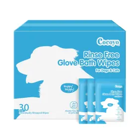 851937005688 COCOYO Disposable Glove Wipes Dogs Cats Fur Mou