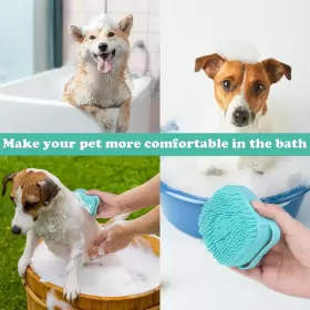 738634034220 COFOND Dog Bath Brush Scrubber Silicone Pet Wa #2
