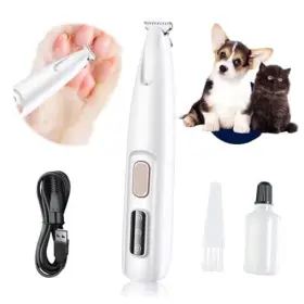 Comasua Gyu45458 Dog Paw Trimmer Furry Basics Pet Hair Saffory White