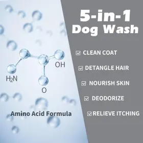 313055071070 COMOTECH-7 Dog Bath Shampoo Conditioner Brush #3