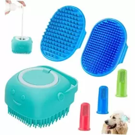 COMOTECH-3 COMOTECH-7 Dog Bath Brush Shampoo Scrubber