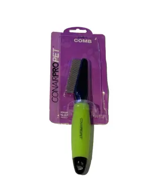 95367T22 CONAIR Conairpro Pet Flea Comb Gel Grip Handle Steel