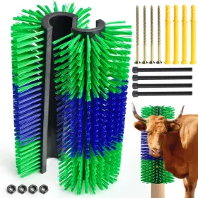 717225916244 CONLI Livestock Scratching Brush Screws Horse