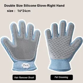 774205260773 COOL LEMON Pet Dogs Cats Fur Remover Glove Bru #2