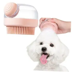 CHONGWU-SHUZI-02-HUAPINGUS CQHUAPING Dog Cat Bath Brush Pet