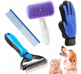 B8-JB4S-PAI8 CRAFTERLIFE Dog Cleaning Slicker Brush Pet Hair