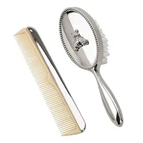 023006 CREATIVE GIFTS INTERNATIONAL Teddy Bear Tone Brush Set