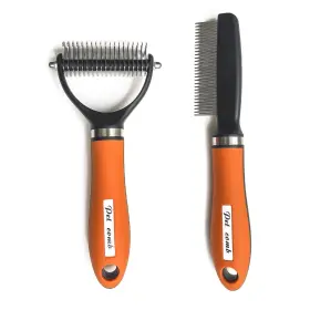 797417173075 CYBERPAWS Dog Brush Reduce Shedding Hair Set