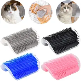 750139782918 CYEELVES Cat Brush Set Groomer Shedding Wall