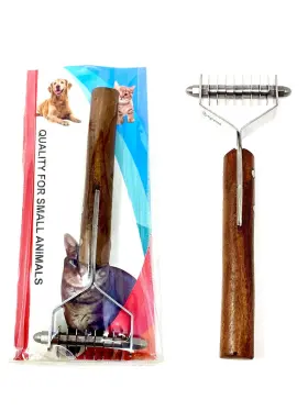723466878951 CYNAMED Pet Tool Undercoat Rake Cats Dogs Coat
