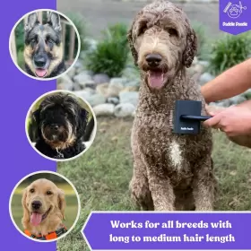 197644801398 DADDLE DOODLE Dog Slicker Brush Especially #3