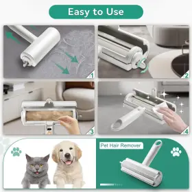 198519408230 DAINTIER Pet Hair Remover Lint Roller Cat Dog #3