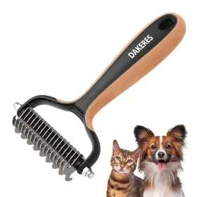 CACTUS-CB-ORANGE01 DAKERES Pet Undercoat Rake Dematting Tool