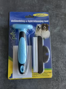 820103174053 DAKPETS Deshedding Brush Dog Hair Cat Steel