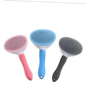 199284842137 DARVEY Cleaning Slicker Brush Dogs Cats Gentle
