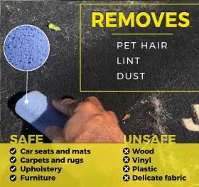 763236689462 DASKSHA Pack Pet Hair Remover Car Pumice Stone #2