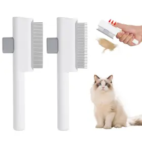 313093715790 DAXIMO Cleaning Flea Comb Dual Gentle Cat