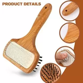 775185058138 DC QZHMKJ PET Kylepet Dog Brush Double Slicker #2