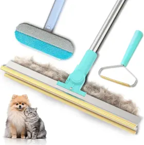 445008370381 DDOUTOT Carpet Rake Pet Hair Removal Scraper Too