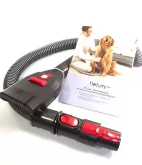 744759914583 DEFURRY Pet Shedding Comb Dog Cat Hair Dyson Kit