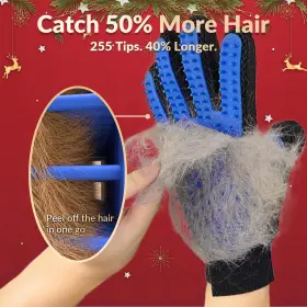 294019366941 DELOMO Efficient Pet Hair Remover Gloves Gentle #2