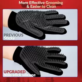 313096456416 DELOMO Pet Glove Gentle Deshedding Brush #2