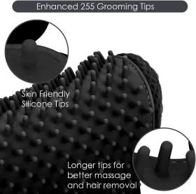 313096456416 DELOMO Pet Glove Gentle Deshedding Brush #3