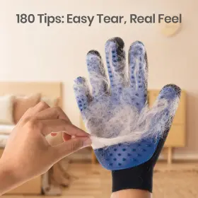 DELOMO007 DELOMO Pet Hair Remover Glove Gentle Brush #2