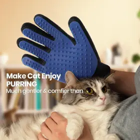 DELOMO007 DELOMO Pet Hair Remover Glove Gentle Brush #3
