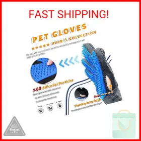 DLMG161207 DELOMO Pet Glove Hair Remover Brush Gentle Mitt #2