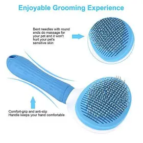 727156921040 DEPETS Cleaning Slicker Brush Dog Cat Bunny Pet #2