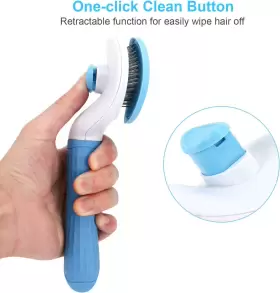 EP-GM-135-BLU DEPETS Cleaning Pet Brush Dog Cat Bunny Hair #3