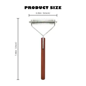 445046434434 DER MEISTER Rake Pets Shedding Dematting Tool #2