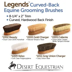 851249000098 DESERT EQUESTRIAN Legends Kelso Body Brush #2