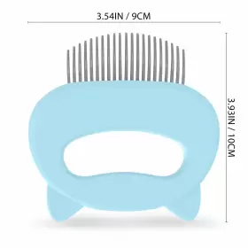 618149406319 DEWILDE TRADING CO Cat Comb Massage Light Hair #2
